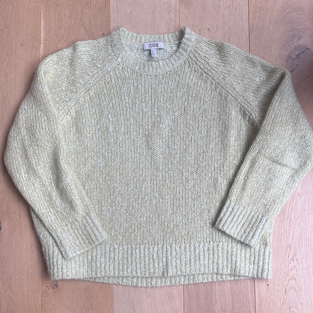 COS Women's Light Cream Knit Sweater